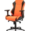 Chaise de bureau Dominator Executive Edition Orange vue de biais
