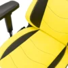 Chaise de bureau Leader Executive Edition Yellow vue rapprochée de l'assise