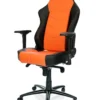 Chaise de bureau Leader Orange vue de biais