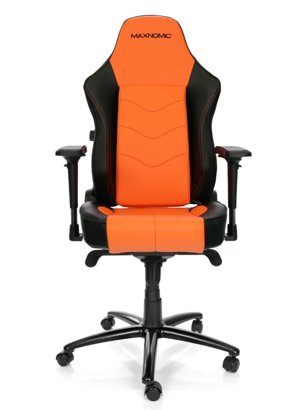 Chaise de bureau Leader Orange vue de face