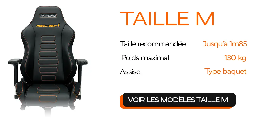 Taille M maxnomic mobile caracteristiques 2