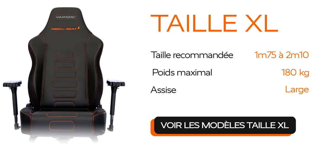 Taille XL maxnomic mobile caracteristiques 2